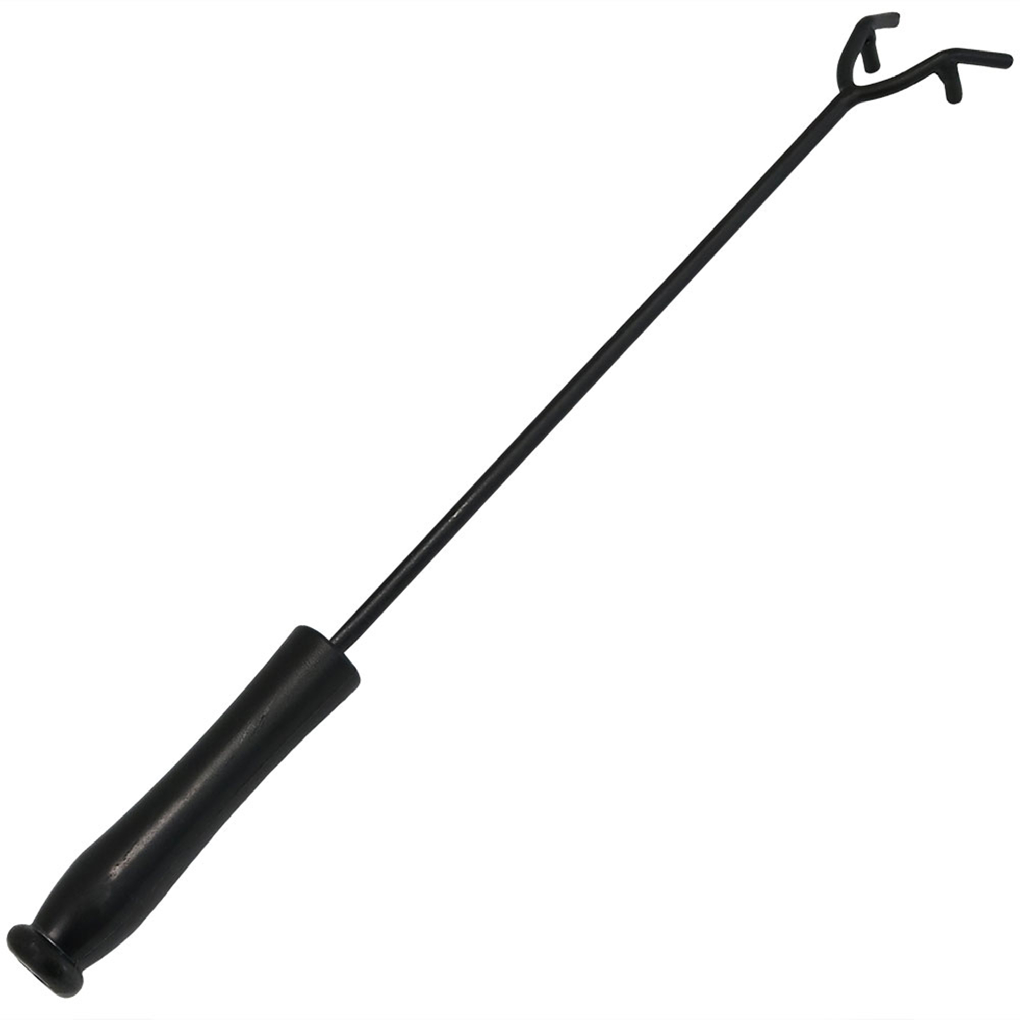 Sunnydaze Decor Fire Pit Poker - 16.25in., Steel, Heat-Resistant Resin Handle, Model# KF-16FPP